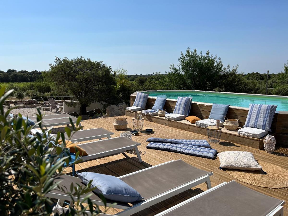 Le Domaine Du Cade-Gites D'Exception 4Etoiles "La Villa Du Cade" Cazevieille Kültér fotó